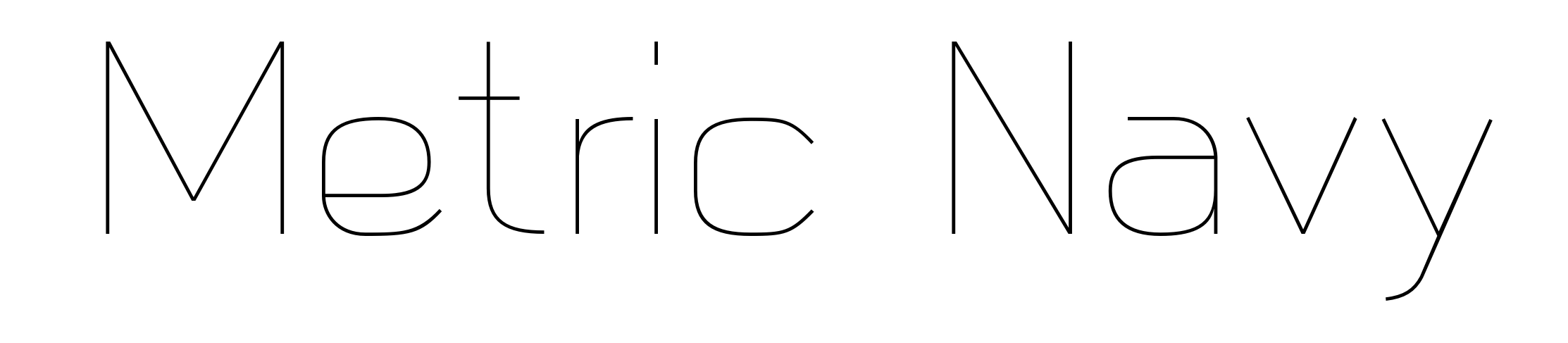 Metric Navy